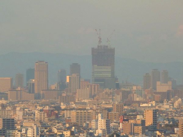 堺市役所高層館展望ロビーから